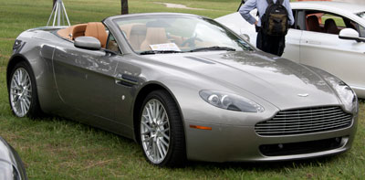 Tungsten Silver & Sahara Tan Aston Martin V8 Vantage Roadster