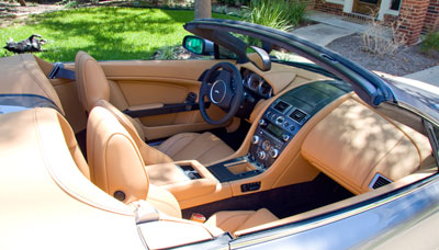 Tungsten Silver & Sahara Tan Aston Martin V8 Vantage Roadster